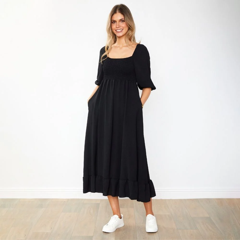 Vella Dress (Black)