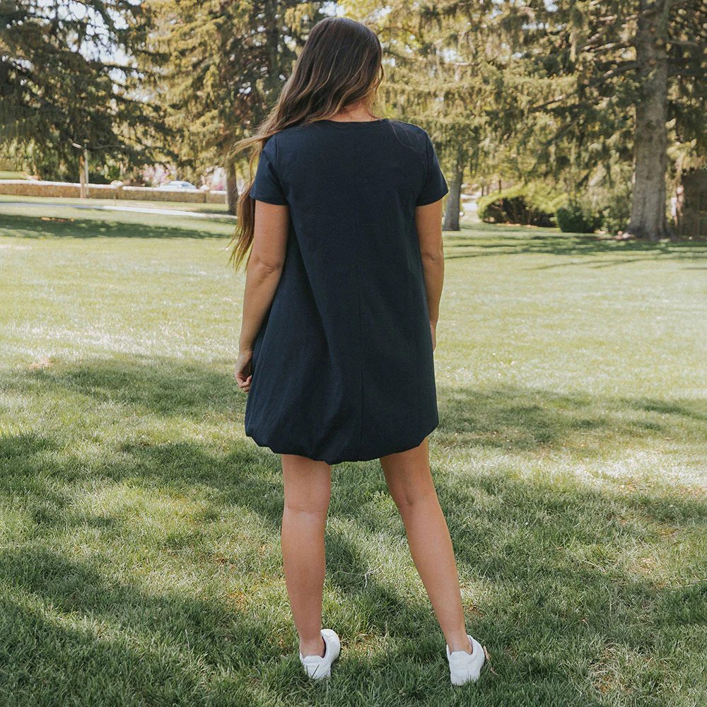 Wesley Dress (Navy) - Image 10