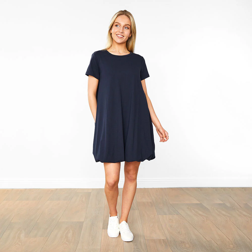 Wesley Dress (Navy) - Image 13