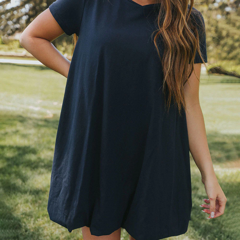 Wesley Dress (Navy) - Image 4