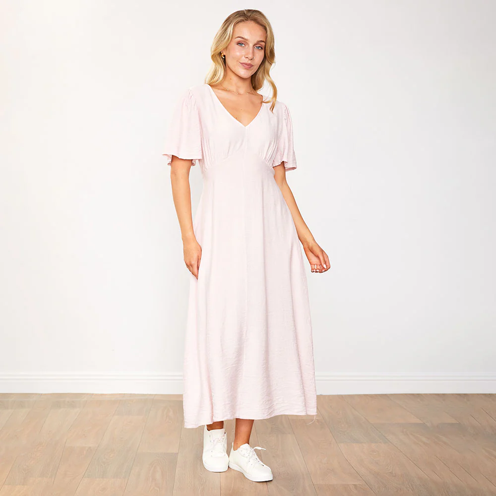 Whitney Dress (Baby Pink) - Image 4