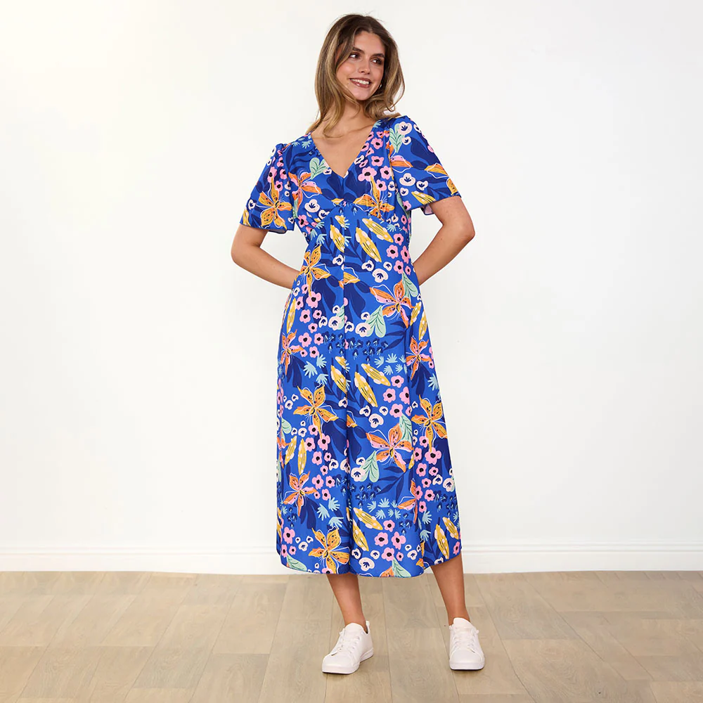 Whitney Dress (Navy Floral) - Image 5
