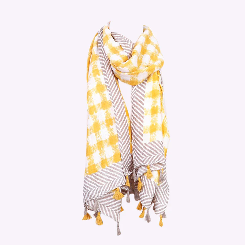 Pia Scarf Tassel (Yellow) - Image 4